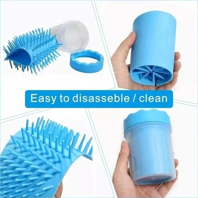 Clean Paws Dog Silicone Washer Cup Cleaner Bath Wash Paw Pet Dogs Animal Practical Hygiene Compact Care